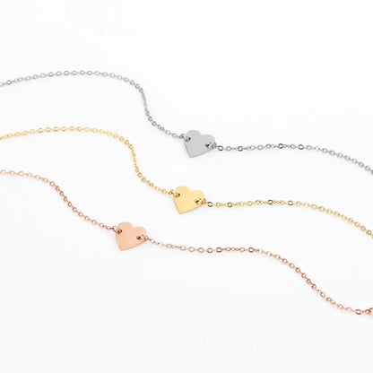 Modessie  Stainless Steel Bracelets for Women Heart Charm Bracelet Friendship Bracelet Jewellery