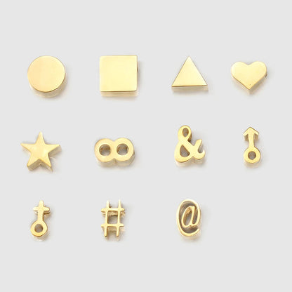 Modessie Designer Charms for Jewelry Making Handmade Bracelet Making Necklace Charms Gold Color Chain Jewelry Making Supplies