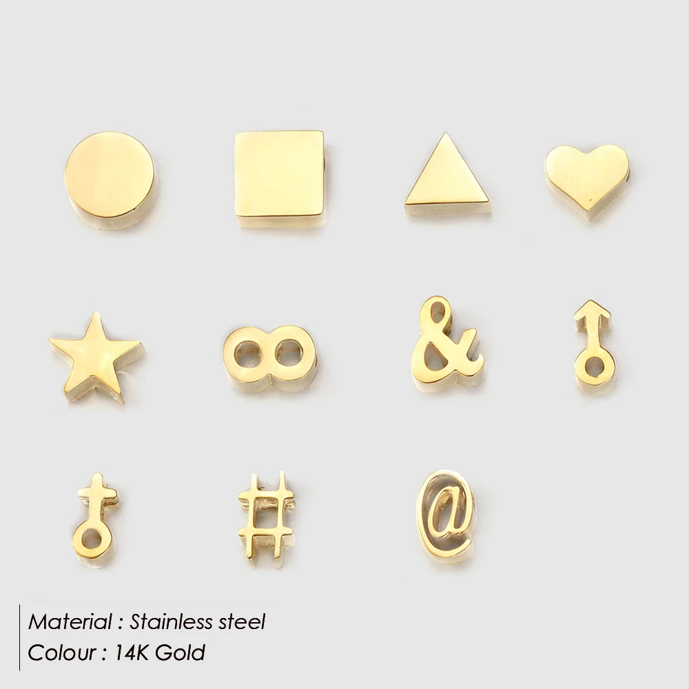 Modessie Designer Charms for Jewelry Making Handmade Bracelet Making Necklace Charms Gold Color Chain Jewelry Making Supplies
