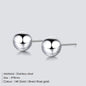 Modessie Pierced Allergic Stud Earrings for Women Stainless Steel Small Geometric Earrings  Fashion Jewelry
