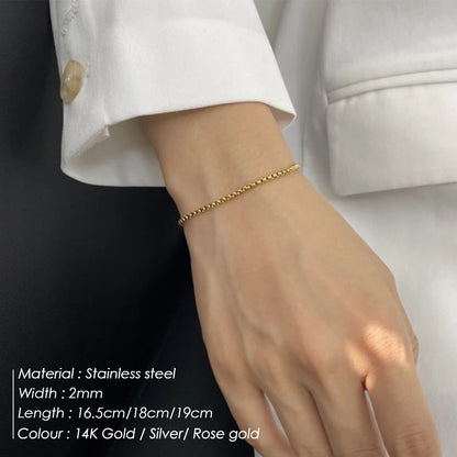 Women’s Fashion Bracelet – 18K Gold or Silver Coated Stainless Steel by Modessie