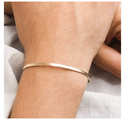 Modessie Stainless Steel Bangles for Women Trendy Cuff Bangle Bracelet Designer Brand  Jewelry