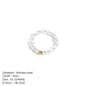 Imitation Pearl Minimalist Pearl Finger Ring White Round Pearl Ring