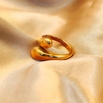 Modessie Gold/Silver Stainless Steel  Ring for Women – Elegant, Durable, Everyday Fashion