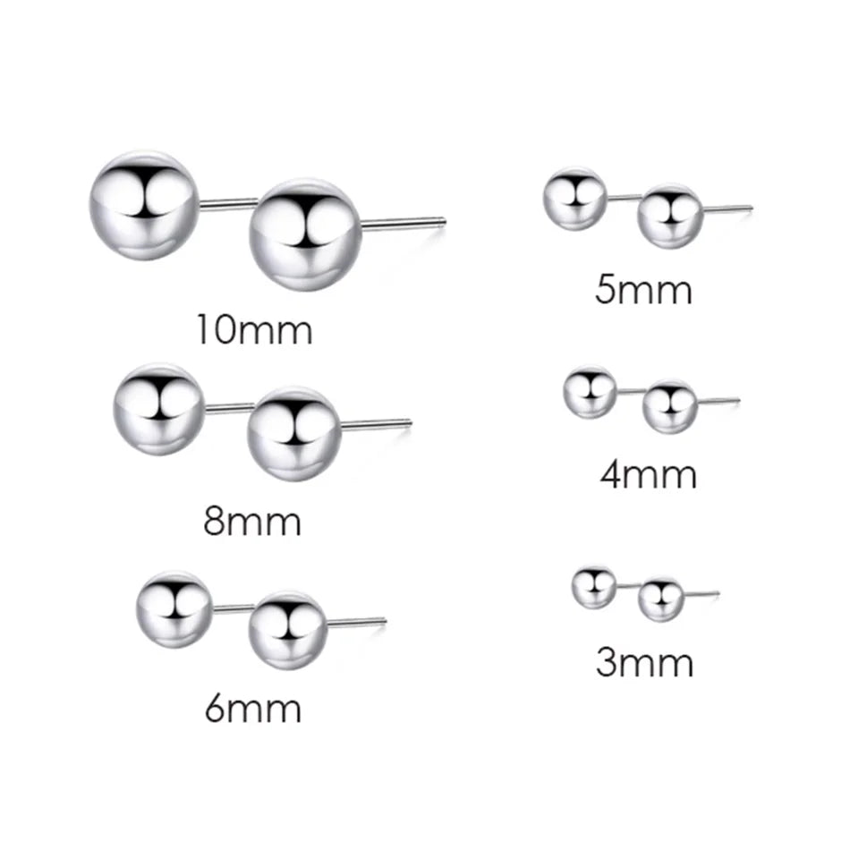Modessie Pierced Allergic Stud Earrings for Women Stainless Steel Small Geometric Earrings  Fashion Jewelry