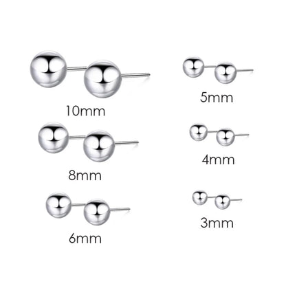 Modessie Pierced Allergic Stud Earrings for Women Stainless Steel Small Geometric Earrings  Fashion Jewelry