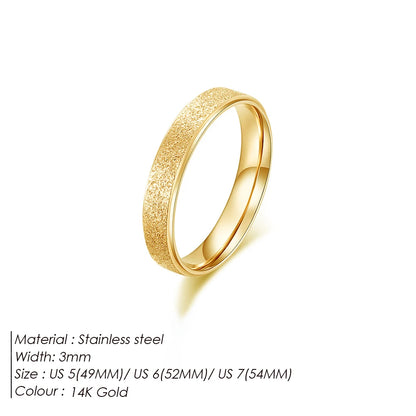 Modessie Women’s Ring – 2/3/5MM Minimalist Gold or Silver Stainless Steel Jewelry