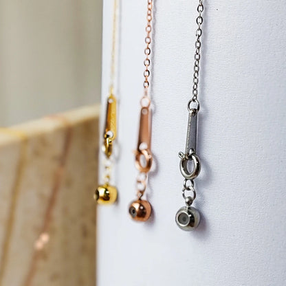 Modessie Adjustable Gold or Silver Plated Stainless Steel Chain Bracelets 18cm  For Women Wholesale Stainless Steel Jewelry Women Bracelets