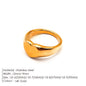 Modessie Stainless Steel Ring for Women – Hypoallergenic, Non-Tarnish, Gold or Silver Finish
