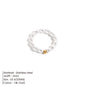 Imitation Pearl Minimalist Pearl Finger Ring White Round Pearl Ring