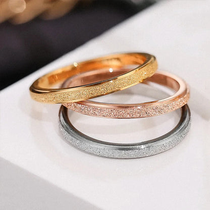 Modessie Women’s Ring – 2/3/5MM Minimalist Gold or Silver Stainless Steel Jewelry