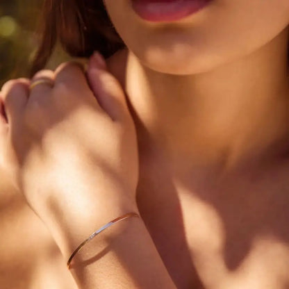 Modessie Stainless Steel Bangles for Women Trendy Cuff Bangle Bracelet Designer Brand  Jewelry