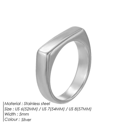 Modessie Gold/Silver Stainless Steel Ring for Women – Elegant, Durable, Everyday Fashion