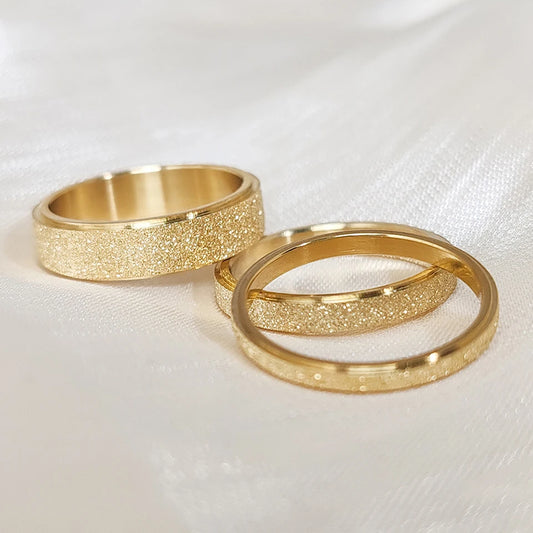 Modessie Women’s Ring – 2/3/5MM Minimalist Gold or Silver Stainless Steel Jewelry