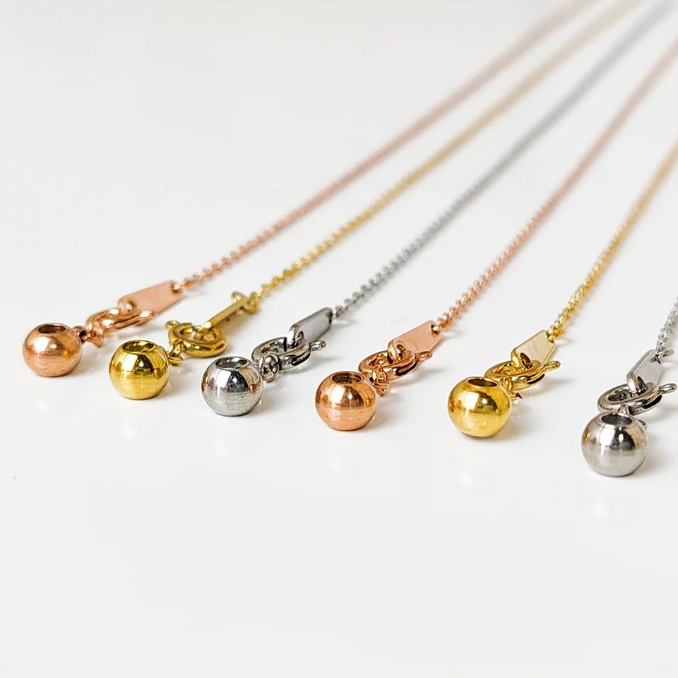 Modessie Adjustable Gold or Silver Plated Stainless Steel Chain Bracelets 18cm  For Women Wholesale Stainless Steel Jewelry Women Bracelets