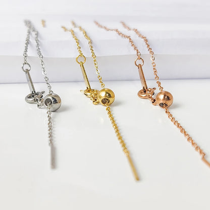 Modessie Adjustable Gold or Silver Plated Stainless Steel Chain Bracelets 18cm  For Women Wholesale Stainless Steel Jewelry Women Bracelets