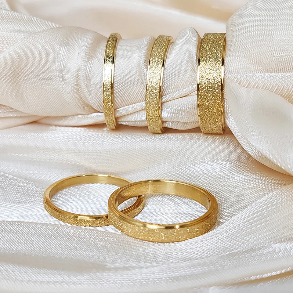 Modessie Women’s Ring – 2/3/5MM Minimalist Gold or Silver Stainless Steel Jewelry