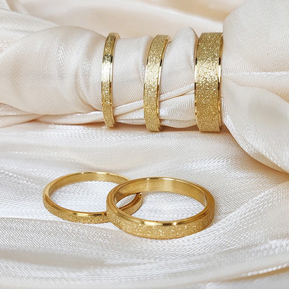 Modessie Women’s Ring – 2/3/5MM Minimalist Gold or Silver Stainless Steel Jewelry