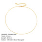 Modessie Snake Chain Choker Stainless Steel Necklace Minimalist Collar For Women Man Jewelry