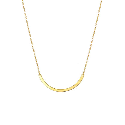 Modessie Women Statement Stainless Steel Necklace for Women Simple Thin Chain Necklace Choker Necklace Luxury Designer Jewelry