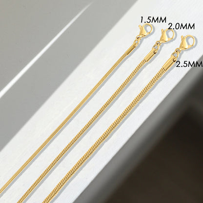 Modessie Snake Chain Anklet Stainless Steel  Adjustable Chain Ankle Gifts for Women Girls Jewelry Accessories