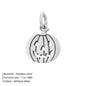 Modessie Fashion Boutique Jewelry Couple Silver Plated Small Pendant Simple Design Stainless Steel Accessories