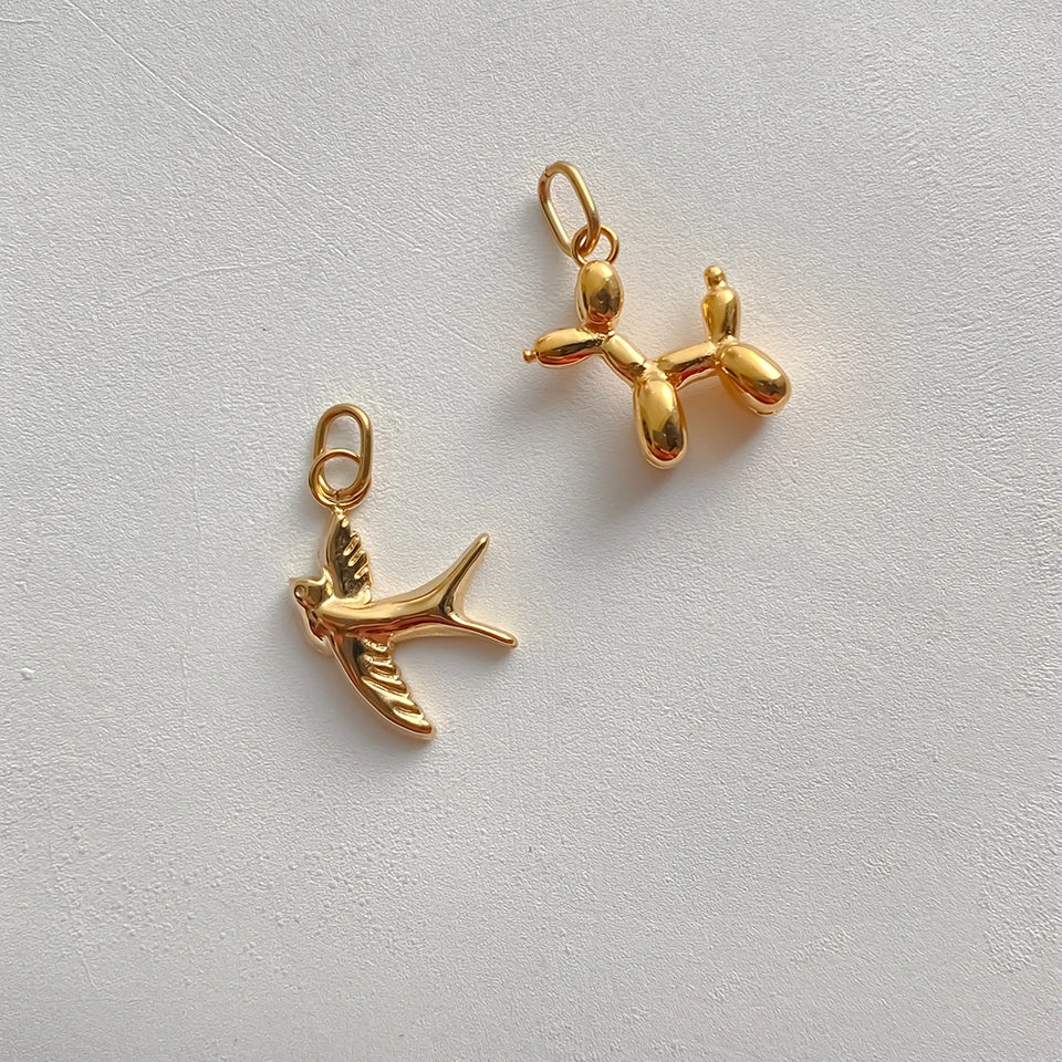 Modessie Stainless Steel Animal Snake Pendant Diy Charms for Necklace Bracelet Dangle  for Jewelry Making DIY Jewelry