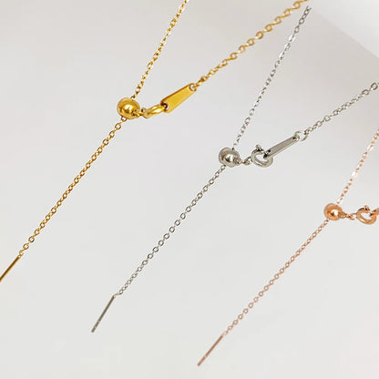 Modessie Adjustable Gold or Silver Plated Stainless Steel Chain Bracelets 18cm  For Women Wholesale Stainless Steel Jewelry Women Bracelets