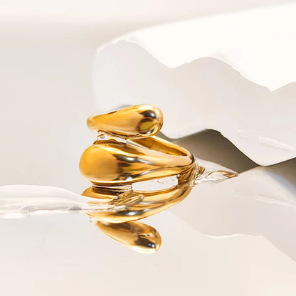 Modessie Gold/Silver Stainless Steel  Ring for Women – Elegant, Durable, Everyday Fashion