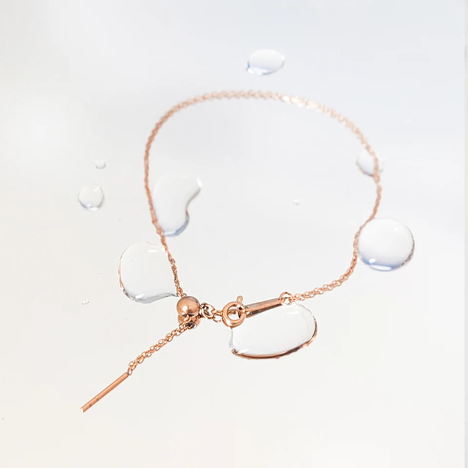 Modessie Adjustable Gold or Silver Plated Stainless Steel Chain Bracelets 18cm  For Women Wholesale Stainless Steel Jewelry Women Bracelets