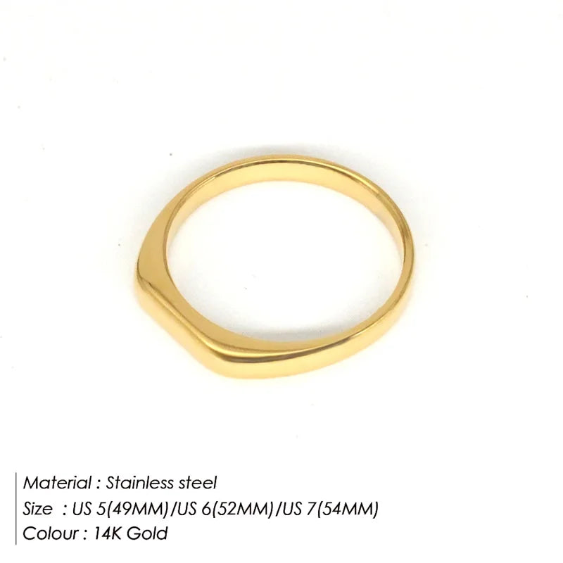 Modessie Gold/Silver Stainless Steel Ring for Women – Elegant, Durable, Everyday Fashion