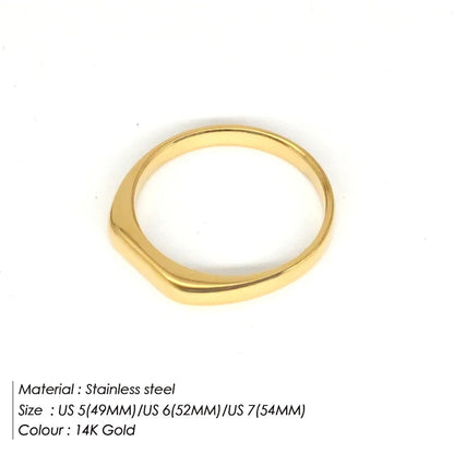 Modessie Gold/Silver Stainless Steel Ring for Women – Elegant, Durable, Everyday Fashion