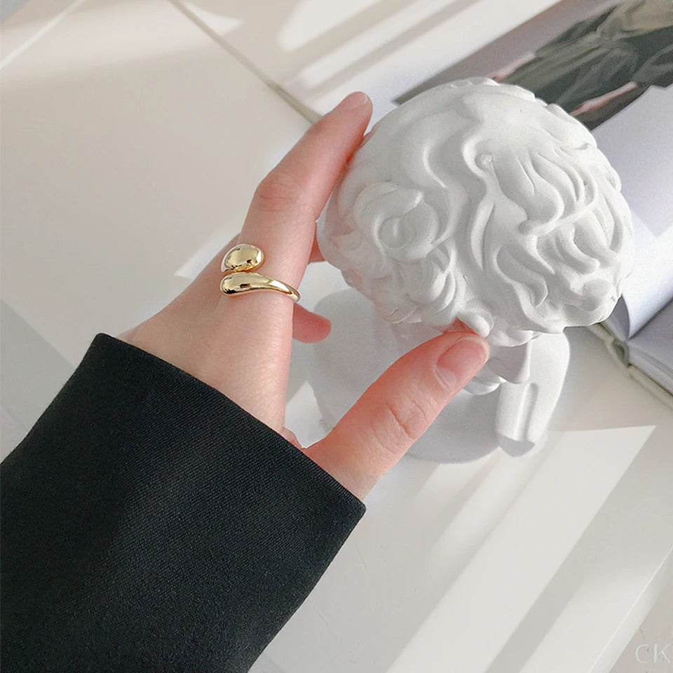 Modessie Gold/Silver Stainless Steel  Ring for Women – Elegant, Durable, Everyday Fashion