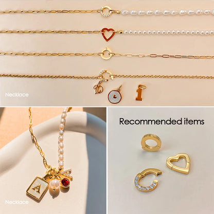 Modessie Stainless Steel Polished Design Round Cutout Clasp for DIY Bracelet Necklace Jewelry Making