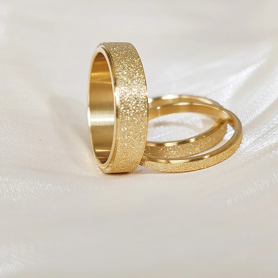 Modessie Women’s Ring – 2/3/5MM Minimalist Gold or Silver Stainless Steel Jewelry