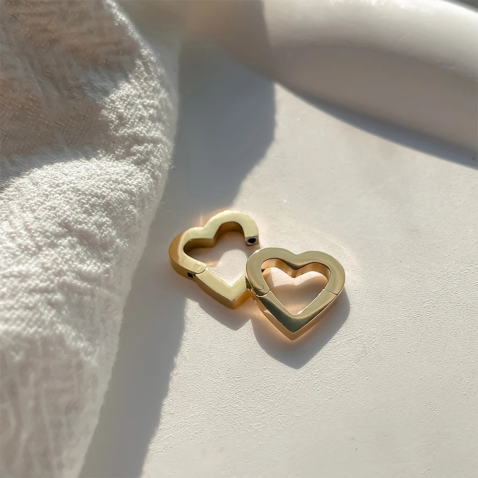 Modessie Stainless Steel Polished Design Round Cutout Clasp for DIY Bracelet Necklace Jewelry Making