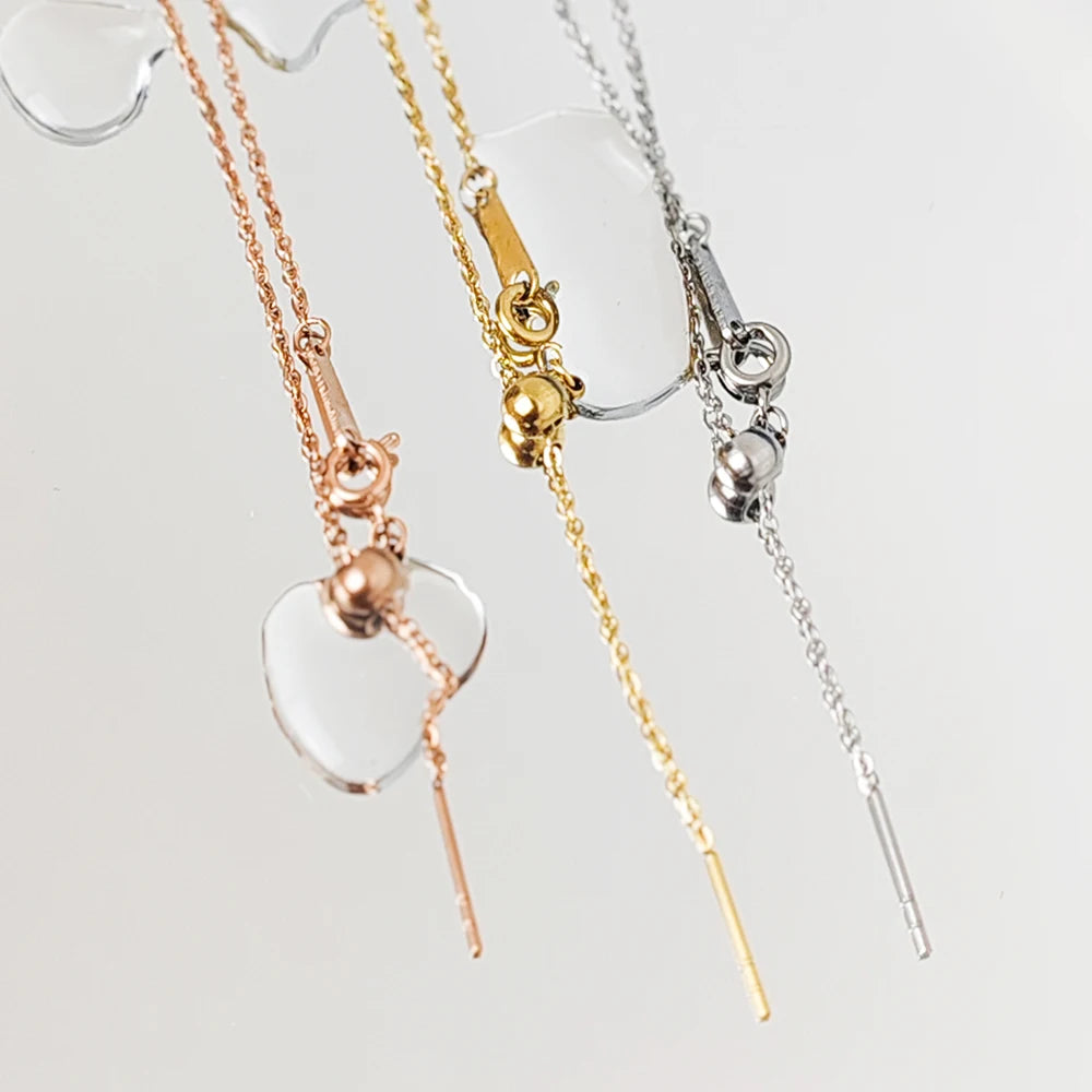 Modessie Adjustable Gold or Silver Plated Stainless Steel Chain Bracelets 18cm  For Women Wholesale Stainless Steel Jewelry Women Bracelets