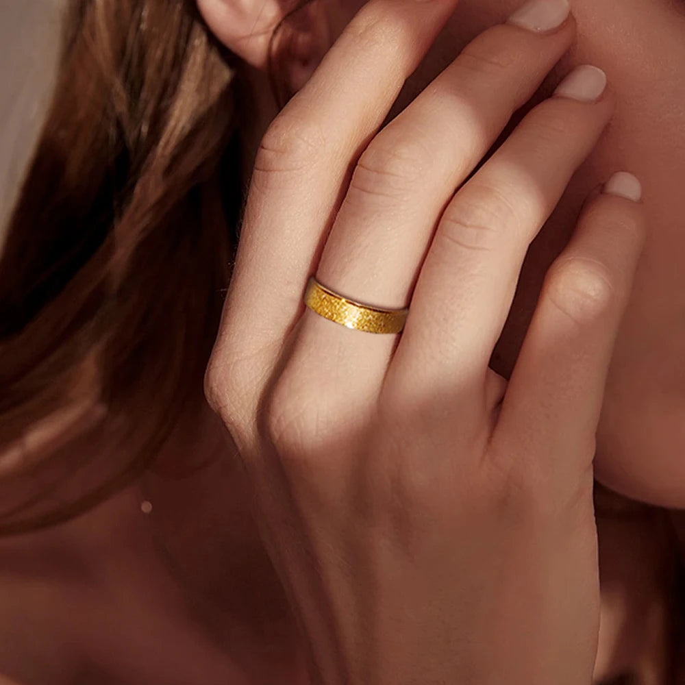 Modessie Women’s Ring – 2/3/5MM Minimalist Gold or Silver Stainless Steel Jewelry