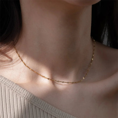 Modessie Multi Layered Necklace for Women  Stainless Steel Necklace Women Chain Choker Necklace