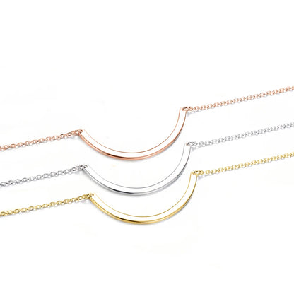 Modessie Women Statement Stainless Steel Necklace for Women Simple Thin Chain Necklace Choker Necklace Luxury Designer Jewelry