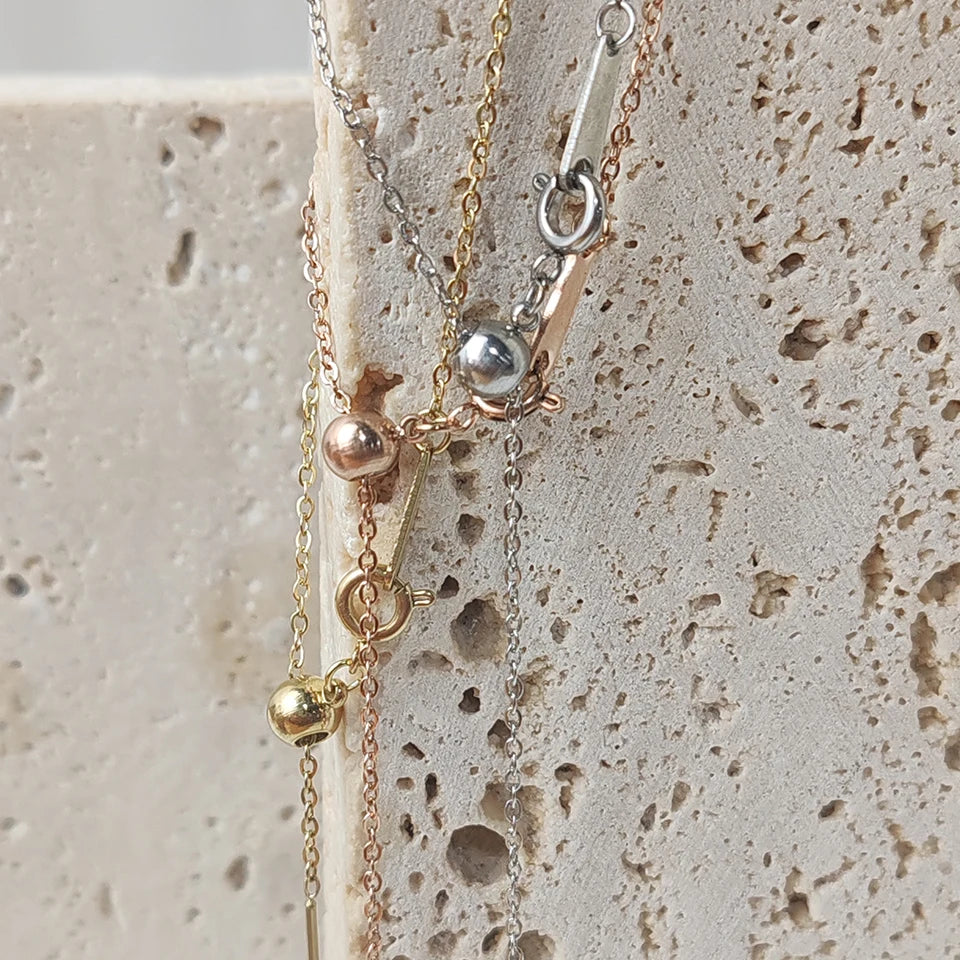 Modessie Adjustable Gold or Silver Plated Stainless Steel Chain Bracelets 18cm  For Women Wholesale Stainless Steel Jewelry Women Bracelets