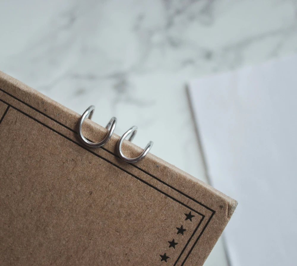 Modessie Trendy stainless steel ear cuff earrings for women clip on earrings without piercing ear cuff jewelry