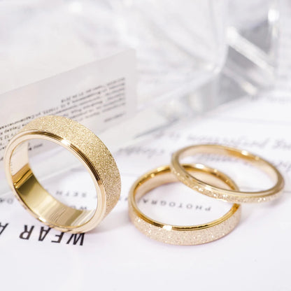 Modessie Women’s Ring – 2/3/5MM Minimalist Gold or Silver Stainless Steel Jewelry