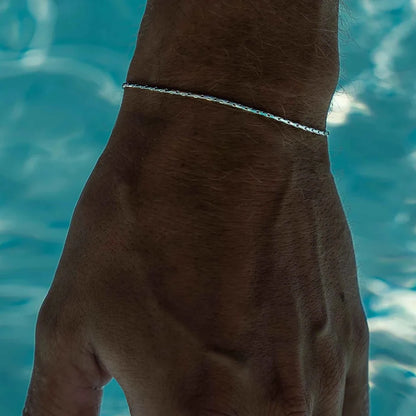 Modessie Wire Chain Bracelet  Fashion Trend Of New  Men's Bracelet Without Losing Color Jewelry