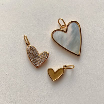 Modessie Bohemian Heart Charm Diy Earrings Bracelets Necklace Accessories  Making  Stainless Steel Jewelry