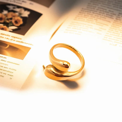 Modessie Gold/Silver Stainless Steel  Ring for Women – Elegant, Durable, Everyday Fashion