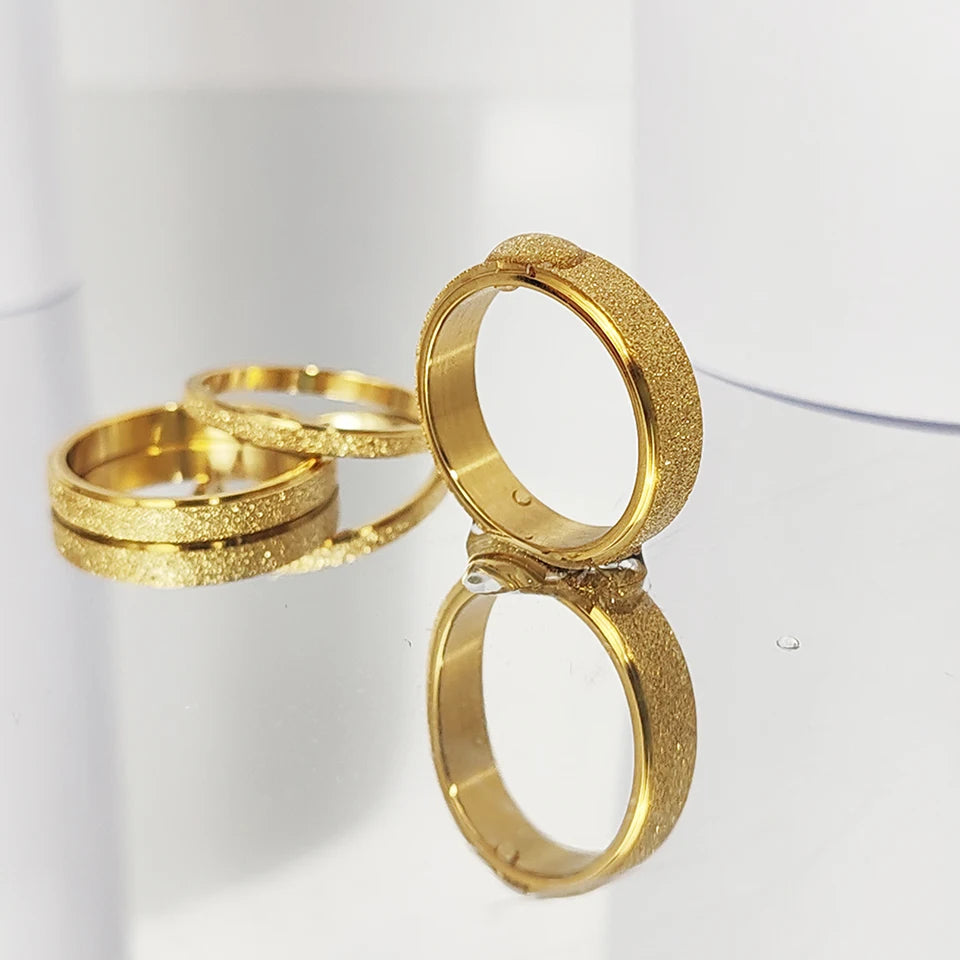 Modessie Women’s Ring – 2/3/5MM Minimalist Gold or Silver Stainless Steel Jewelry