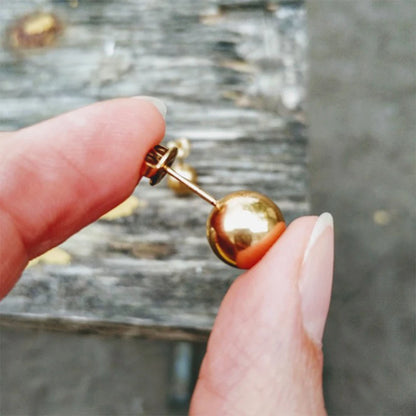 Modessie Pierced Allergic Stud Earrings for Women Stainless Steel Small Geometric Earrings  Fashion Jewelry