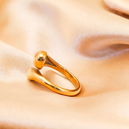 Modessie Gold/Silver Stainless Steel  Ring for Women – Elegant, Durable, Everyday Fashion