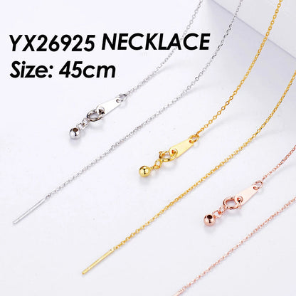 Modessie Stainless Steel Charm Rhinestone Necklace Pendant Fashion 12 Colors Birthstone For Jewelry Making Women DIY Accessories